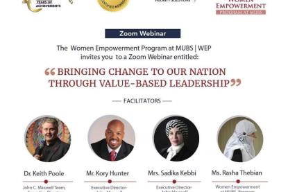 ندوة في مجال القيادة والتغيير من برنامج John Maxwell العالمي بتنظيم المرأة في الشوف