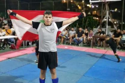 داني بو فخر يفوز بالمركز الأول في البطولة العربية الأولى لرياضة الجيت كون دو 