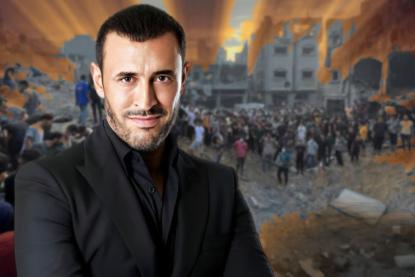  الفنان كاظم الساهر يغني باللغة الإنجليزية والهدف...  رسالة إلى كلّ العالم تدعو لوقف العنف في فل/سطين 